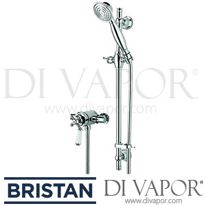 Bristan Regency2 Thermostatic Surface Mounted Dual Control Shower Valve with Rigid Riser Spare Parts - BR DV 319